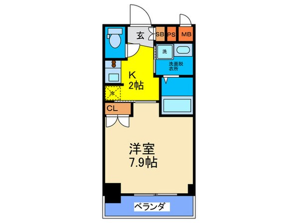 ｴｲﾍﾟｯｸｽみなとCentral Avenue306の物件間取画像